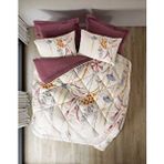 Cotton Box Tek Kişilik Uyku Seti Flos Bordo