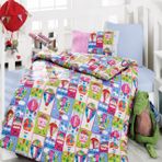 Cotton Box Uçan Balon Pembe Bebek Nevresim Takımı