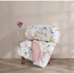 Cotton Box Velvet -Dalya Pudra- Çift Kişilik Yorgan Çift Taraflı (195X215)