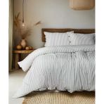 Cotton Collection Çift Kişilik Çizgili Nevresim Seti Reveboheme