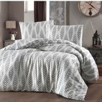 Cotton Collection Cift Kisilik Flanel (Pazen) Nevresim Takimi Yaprak