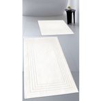 Cotton Crafty Pamuk Dokuma Su Emici Banyo Paspas Seti, Banyo Halısı Vera 2 Li Set 60x100 - 60x50 KREM