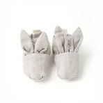 Cotton Grey Tavşan Kulaklı Müslin Bebek Patik 0-6 Ay