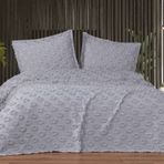 Cotton House Loretta Çift Kişilik Yatak Örtüsü Gri 17400497