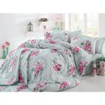 Cotton Life Carmen Mint Çift Kişilik Nevresim Takımı