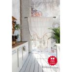 Cotton Maison Naturel Potlu Perde Retro, 140 x 180, 4469, Krem