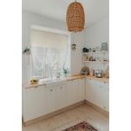 Cotton Maison Naturel Potlu Tül Perde Retro Krem - 180 x 200 cm