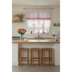 Cotton Maison Potlu Tül Perde Provence Fırfırlı, 140 x 200, 4688, Pembe