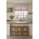 Cotton Maison Potlu Tül Perde Provence Fırfırlı, 160 x 200, 4688, Pembe