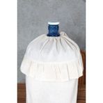 Cotton Maison Vintage Fırfırlı Damacana Kılıfı 1 Adet Krem %100 Pamuk Tek Parça - 26x45 Cm