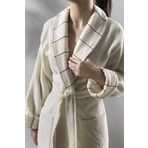 Cotton Mania BO00006 Carmine Robe Cream Krem Unisex Bornoz
