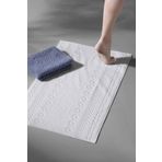 Cotton Mania Oscuro Bathmat Sky Ekstra Yumuşak Modern %100 Pamuk 50x75 cm Ayak Havlusu Banyo Paspas Seti