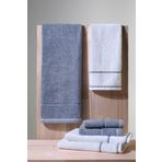 Cotton Mania Profundo Set Sky Ekstra Yumuşak Modern %100 Pamuk 50x90-70x140 cm Banyo Havlu Seti