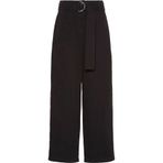 COTTON SEAMED PANT Kadın Siyah Kumaş Pantolon