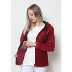 Cottoncool Kadın Bordo Kapüşonlu Polar Hırka - S