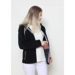 Cottoncool Kadın Kapüşonlu Polar Hırka - XL - Siyah