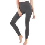 Cottonhill Kadın Yüksek Bel Toparlayıcı Seamless Spor Tayt, Füme, L