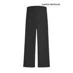 Cottonhill Premium - Sway Collection | Siyah Yüksek Bel Modal Hamile Kadın Pantolon