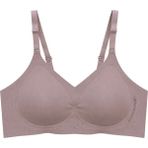 Cottonhill Seamless Bra - Alure | Kahverengi Lazer Kesim Balensiz Perfore Detaylı Dikişsiz Kadın Sütyen - 80B