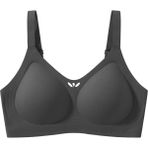 Cottonhill Seamless Bra - Ease | Siyah Lazer Kesim Balensiz Dekolteli Dikişsiz Kadın Sütyen - 80B