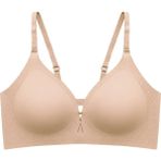 Cottonhill Seamless Bra - Elune | Ten Lazer Kesim Balensiz Dekolte Taş Detaylı Dikişsiz Kadın Sütyen - 85B