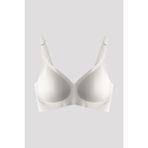 Cottonhill Seamless Bra - Pure | Krem Lazer Kesim Dikişsiz Ayarlanabilir Askılı Balensiz Kadın Sütyen - 75B