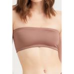 Cottonhill Underwear Kahverengi Straplez Crop Top Büstiyer,Kahverengi L