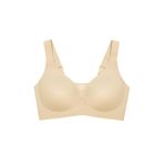 Cottonhill Underwear Seamless Bra - Balance | Ten Lazer Kesim Taşlı Dikişsiz Toparlayıcı Büyük Beden Kadın Sütyen,Ten 95C