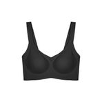 Cottonhill Underwear Seamless Bra - Curve | Siyah Lazer Kesim Dikişsiz Toparlayıcı Büyük Beden Kadın Sütyen,Siyah 100C
