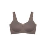 Cottonhill Underwear Seamless Bra - Shape | Kahverengi Lazer Kesim Dikişsiz Toparlayıcı Büyük Beden Tüllü Kadın Sütyen,Kahverengi 90C