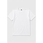COTTONLAB Erkek Slim Fit Bisiklet Yaka %100 Pamuk Dar Kesim Beyaz Basic Tişört