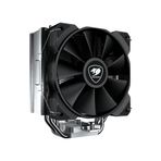 Cougar Forza 50 Essential tek kule hava soğutucu, 2000 devir/dakika (maks.), vakumlu tünel tasarımı, gürültü seviyesi 34,5 dB(A), siyah