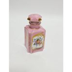Couleuvre Limoges Çiçek Desenli Porselen Parfüm Şişesi 14x7x7cm