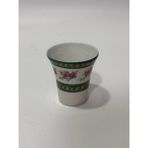 Couleuvre Limoges Çiçek Desenli Yeşil Mini Su Bardağı 5,5cm - 1 - Renkli