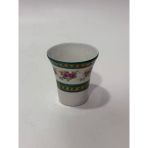 Couleuvre Limoges Çiçek Desenli Yeşil Mini Su Bardağı 5,5Cm