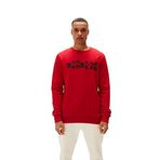 Counter Crewneck Crimson Red Kırmızı Baskılı Erkek Sweatshirt
