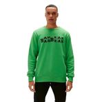 Counter Crewneck Yeşil Baskılı Erkek Sweatshirt XL