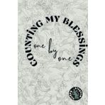 Counting my blessings - one by one: kariertes Notizbuch // ca DINA5 / 6x9 Zoll// Schreib deine Segen auf // Gott ist gut // Jesus ist mein Freund // ... unser Retter // Gottes Segen aufgeschrieben
