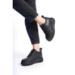 courtaran cool feet kısa boylu hanımlara özel siyah ayakkabı gizli platform ökçe sneker