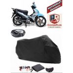 Coverall Arora Ar 100-7 Siyah Arka Çanta Uyumlu Motorsiket Brandası Motor Örtüsü Çadır Su Geçirmez Motosiklet Kılıfı Motor Brandası - Siyah- Arka Çanta UYUMLU