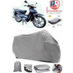 Coverall Arora Ar 100-7 Special Alfa Gri Motorsiket Brandası Motor Örtüsü Çadır Su Geçirmez Motosiklet Kılıfı Motor Brandası - Gri- Arka Çanta UYUMSUZ