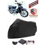 Coverall Arora Ar 100-7 Special Alfa Siyah Motorsiket Brandası Motor Örtüsü Çadır Su Geçirmez Motosiklet Kılıfı Motor Brandası - Siyah- Arka Çanta UYUMSUZ