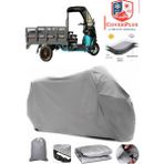 Coverall Arora Ar 150-5 Kargo Gri Motorsiket Brandası Motor Örtüsü Çadır Su Geçirmez Motosiklet Kılıfı Motor Brandası - Gri- Arka Çanta UYUMSUZ