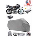 Coverall Arora Ar 200 Gy Cross Arka Çanta Uyumlu (Gri) Motorsiket Brandası Motor Örtüsü Çadır Su Geçirmez Motosiklet Kılıfı Motor Brandası - Gri- Arka Çanta UYUMLU