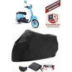 Coverall Arora Dazzle 50 Siyah Motorsiket Brandası Motor Örtüsü Çadır Su Geçirmez Motosiklet Kılıfı Motor Brandası - Siyah- Arka Çanta UYUMSUZ