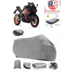 Coverall Arora Gp 250 Arka Çanta Uyumlu (Gri) Motorsiket Brandası Motor Örtüsü Çadır Su Geçirmez Motosiklet Kılıfı Motor Brandası - Gri- Arka Çanta UYUMLU