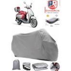 Coverall Arora Mojito 125 Gri Motorsiket Brandası Motor Örtüsü Çadır Su Geçirmez Motosiklet Kılıfı Motor Brandası - Gri- Arka Çanta UYUMSUZ
