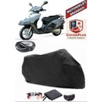 Coverall Arora Special 125 Siyah Arka Çanta Uyumlu Motorsiket Brandası Motor Örtüsü Çadır Su Geçirmez Motosiklet Kılıfı Motor Brandası - Siyah- Arka Çanta UYUMLU