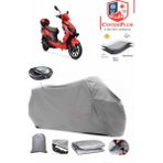 Coverall Arora Zr5 Arka Çanta Uyumlu (Gri) Motorsiket Brandası Motor Örtüsü Çadır Su Geçirmez Motosiklet Kılıfı Motor Brandası - Gri- Arka Çanta UYUMLU