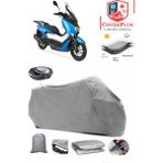 Coverall Arora Zrx 200 Arka Çanta Uyumlu (Gri) Motorsiket Brandası Motor Örtüsü Çadır Su Geçirmez Motosiklet Kılıfı Motor Brandası - Gri- Arka Çanta UYUMLU